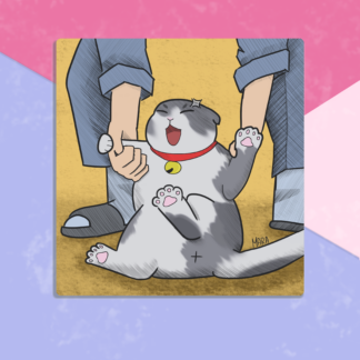 Gato enojado sticker